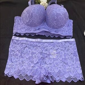 Plus Size Lace Bra Set Size - 40C/3X